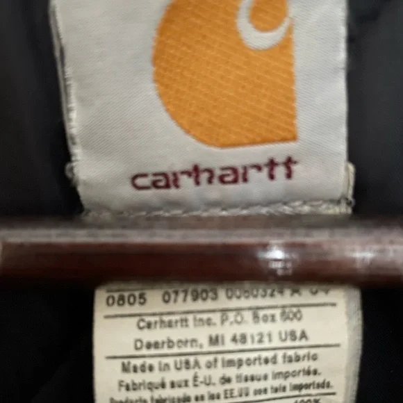 Genuine Carhartt Duck Jacket - Distressed & Super Clean 🧼 🧥 - Made in USA 🇺🇸 - L - Picture 10 of 10